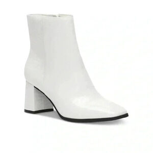 INC Womens Dasha Leather Ankle Booties Size 6.5